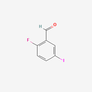 2-FLUORO-5-IODOBENZALDEHYDE structure, CAS 146137-76-0