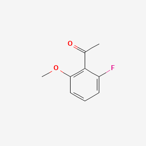 2-FLUORO-6-METHOXYACETOPHENONE structure, CAS 120484-50-6