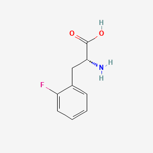 2-FLUORO-D-PHENYLALANINE structure, CAS 97731-02-7