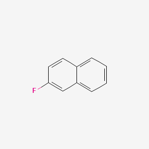 2-FLUORONAPHTHALENE structure, CAS 323-09-1