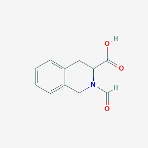 2-FORMYL-1,2,3,4-TETRAHYDROISOQUINOLINE-3-CARBOXYLIC ACID structure, CAS 61047-23-2