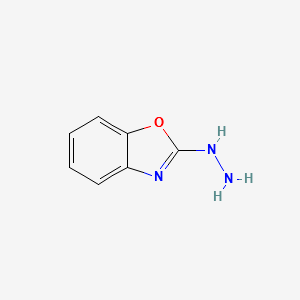 2-HYDRAZINO-1,3-BENZOXAZOLE structure, CAS 15062-88-1