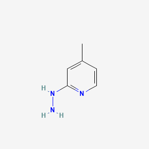 2-HYDRAZINYL-4-METHYLPYRIDINE structure, CAS 4931-00-4