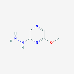 2-HYDRAZINYL-6-METHOXYPYRAZINE structure, CAS 954227-93-1