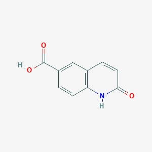 2-HYDROXY-(1H)-QUINOLINE-6-CARBOXYLIC ACID structure, CAS 70639-78-0
