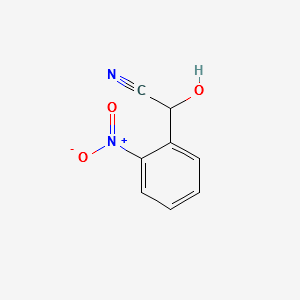 2-HYDROXY-2-(2-NITROPHENYL)ACETONITRILE structure, CAS 13312-81-7