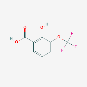2-HYDROXY-3-(TRIFLUOROMETHOXY)BENZOIC ACID structure, CAS 773873-50-0