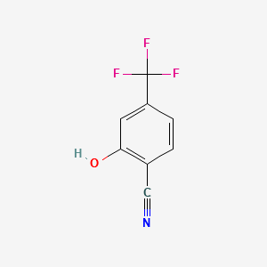 2-HYDROXY-4-(TRIFLUOROMETHYL)BENZONITRILE structure, CAS 81465-88-5