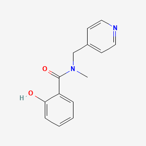 2-HYDROXY-N-METHYL-N-PYRIDIN-4-YLMETHYLBENZAMIDE structure, CAS 1155058-96-0