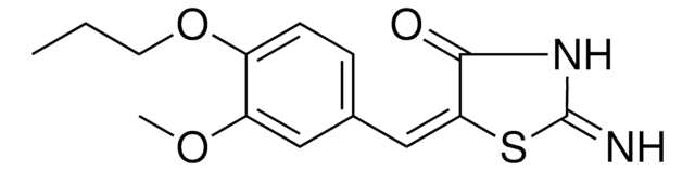 2-IMINO-5-(4-METHOXY-3-METHYLBENZYLIDENE)THIAZOLIDIN-4-ONE structure, CAS 898709-03-0