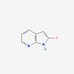 2-IODO-1H-PYRROLO[2,3-B]PYRIDINE structure, CAS 1227270-32-7