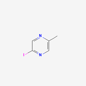 2-IODO-5-METHYLPYRAZINE structure, CAS 914452-70-3