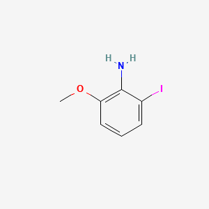 2-IODO-6-METHOXYANILINE structure, CAS 354574-31-5