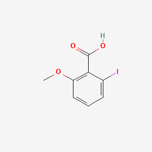 2-IODO-6-METHOXYBENZOIC ACID structure, CAS 66195-39-9