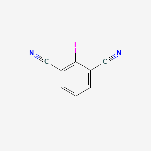 2-IODOISOPHTHALONITRILE structure, CAS 81725-16-8