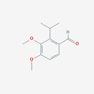 2-ISOPROPYL-3,4-DIMETHOXYBENZALDEHYDE structure, CAS 77256-02-1