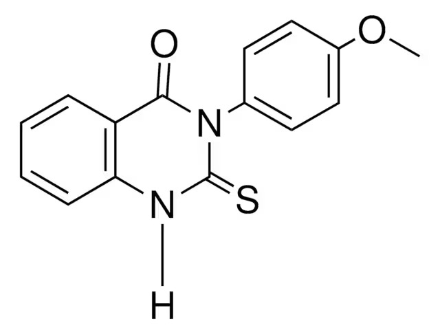 2-MERCAPTO-3-(4-METHOXYPHENYL)QUINAZOLIN-4(3H)-ONE structure, CAS 1031-88-5