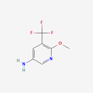 2-METHOXY-3-(TRIFLUOROMETHYL)PYRIDINE structure, CAS 1211584-76-7