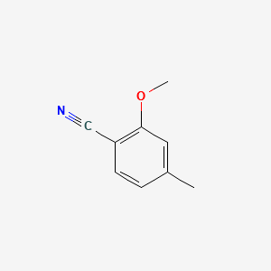 2-METHOXY-4-METHYLBENZONITRILE structure, CAS 53078-69-6