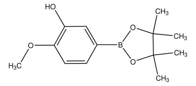 2-METHOXY-5-(4,4,5,5-TETRAMETHYL-1,3,2-DIOXABOROLAN-2-YL)PHENOL structure, CAS 269410-23-3