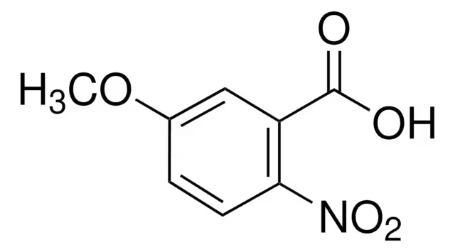 2-METHOXY-5-NITROBENZOIC ACID structure, CAS 40751-89-1