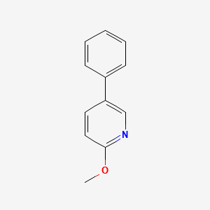 2-METHOXY-5-PHENYLPYRIDINE structure, CAS 53698-47-8