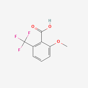 2-METHOXY-6-(TRIFLUOROMETHYL)BENZOIC ACID structure, CAS 119692-41-0
