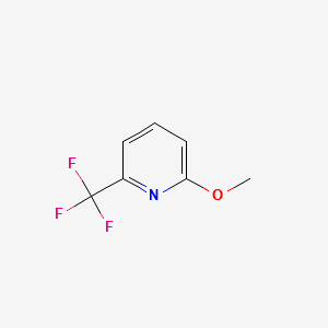 2-METHOXY-6-(TRIFLUOROMETHYL)PYRIDINE structure, CAS 34486-18-5