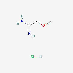2-METHOXYACETIMIDAMIDE HYDROCHLORIDE structure, CAS 1903-91-9