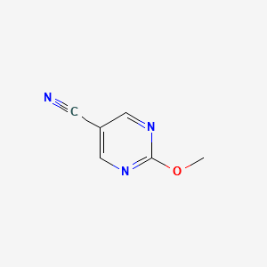2-METHOXYPYRIMIDINE-5-CARBONITRILE structure, CAS 38373-47-6