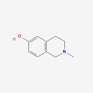 2-METHYL-1,2,3,4-TETRAHYDROISOQUINOLIN-6-OL structure, CAS 14097-39-3