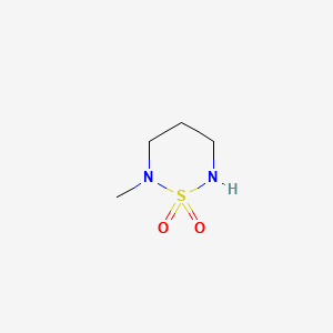 2-METHYL-1,2,6-THIADIAZINANE 1,1-DIOXIDE structure, CAS 137830-77-4