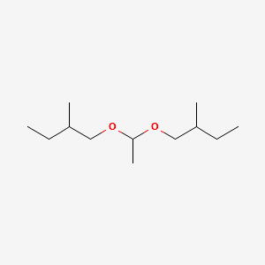 2-METHYL-1-(1-(2-METHYLBUTOXY)ETHOXY)BUTANE structure, CAS 13535-43-8