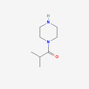 2-METHYL-1-(PIPERAZIN-1-YL)PROPAN-1-ONE HYDROCHLORIDE structure, CAS 71260-16-7