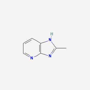 2-METHYL-1H-IMIDAZO[4,5-B]PYRIDINE structure, CAS 68175-07-5