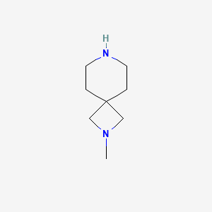 2-METHYL-2,7-DIAZASPIRO[3.5]NONANE structure, CAS 933689-90-8
