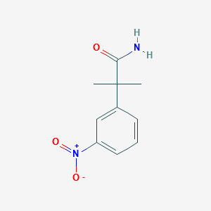 2-METHYL-2-(3-NITROPHENYL)PROPANAMIDE structure, CAS 103151-23-1