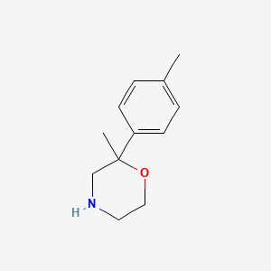 2-METHYL-2-(P-TOLYL)MORPHOLINE structure, CAS 902836-81-1