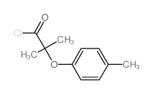 2-METHYL-2-(P-TOLYLOXY)PROPANOYL CHLORIDE structure, CAS 116762-24-4