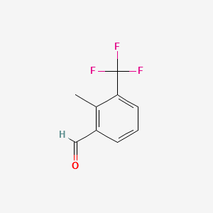 2-METHYL-3-(TRIFLUOROMETHYL)BENZALDEHYDE structure, CAS 878001-20-8