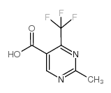 2-METHYL-4-(TRIFLUOROMETHYL)PYRIMIDINE-5-CARBOXYLIC ACID structure, CAS 149771-24-4