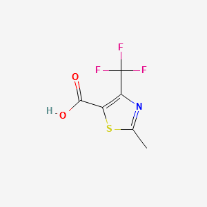 2-METHYL-4-(TRIFLUOROMETHYL)THIAZOLE-5-CARBOXYLIC ACID structure, CAS 117724-63-7