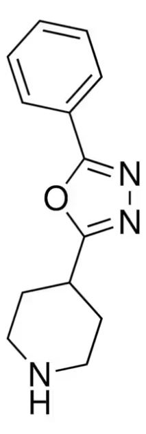 2-METHYL-5-(PIPERIDIN-4-YL)-1,3,4-OXADIAZOLE structure, CAS 161609-79-6