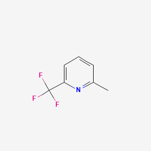 2-METHYL-6-(TRIFLUOROMETHYL)PYRIDINE structure, CAS 1620-72-0