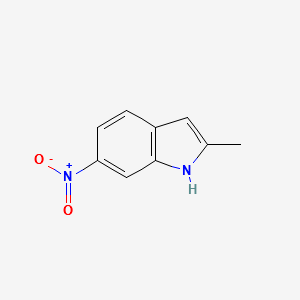 2-METHYL-6-NITRO-1H-INDOLE structure, CAS 3484-23-9