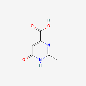 2-METHYL-6-OXO-1,6-DIHYDROPYRIMIDINE-4-CARBOXYLIC ACID structure, CAS 34415-10-6