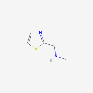 2-METHYLAMINOMETHYLTHIAZOLE structure, CAS 144163-68-8