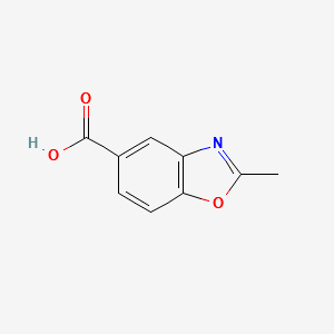 2-METHYLBENZO[D]OXAZOLE-5-CARBOXYLIC ACID structure, CAS 90322-32-0