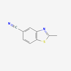 2-METHYLBENZO[D]THIAZOLE-5-CARBONITRILE structure, CAS 90418-93-2