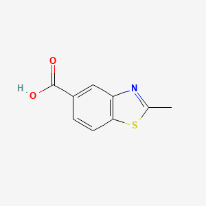 2-METHYLBENZO[D]THIAZOLE-5-CARBOXYLIC ACID structure, CAS 24851-69-2